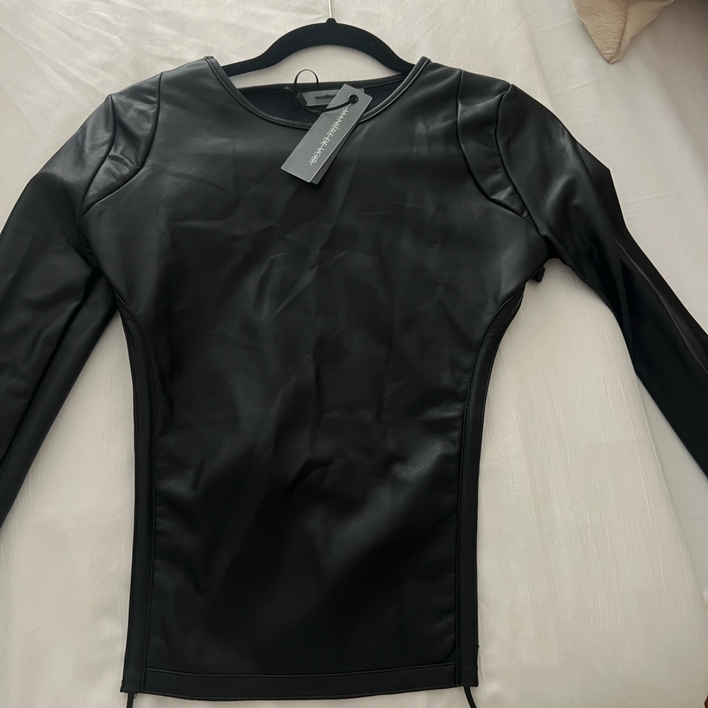Maniere De Voir Vegan Backless top